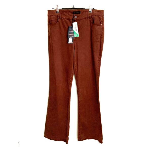Renuar Chocolate Bootcut pants NWT size‎ 10 - Picture 1 of 9